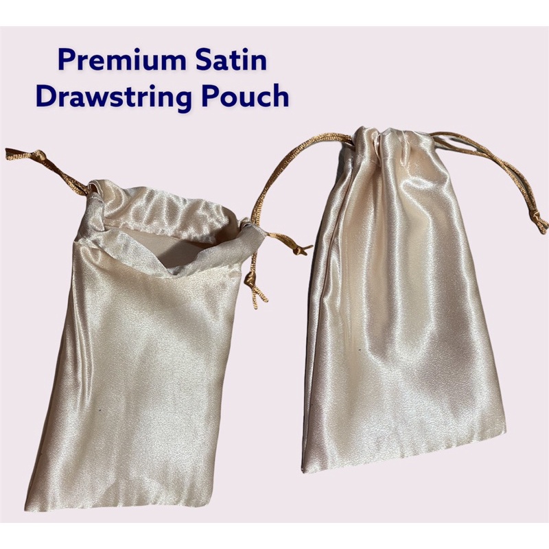 Fawn’G Handmade - Satin Drawstring Pouch Premium Handmade