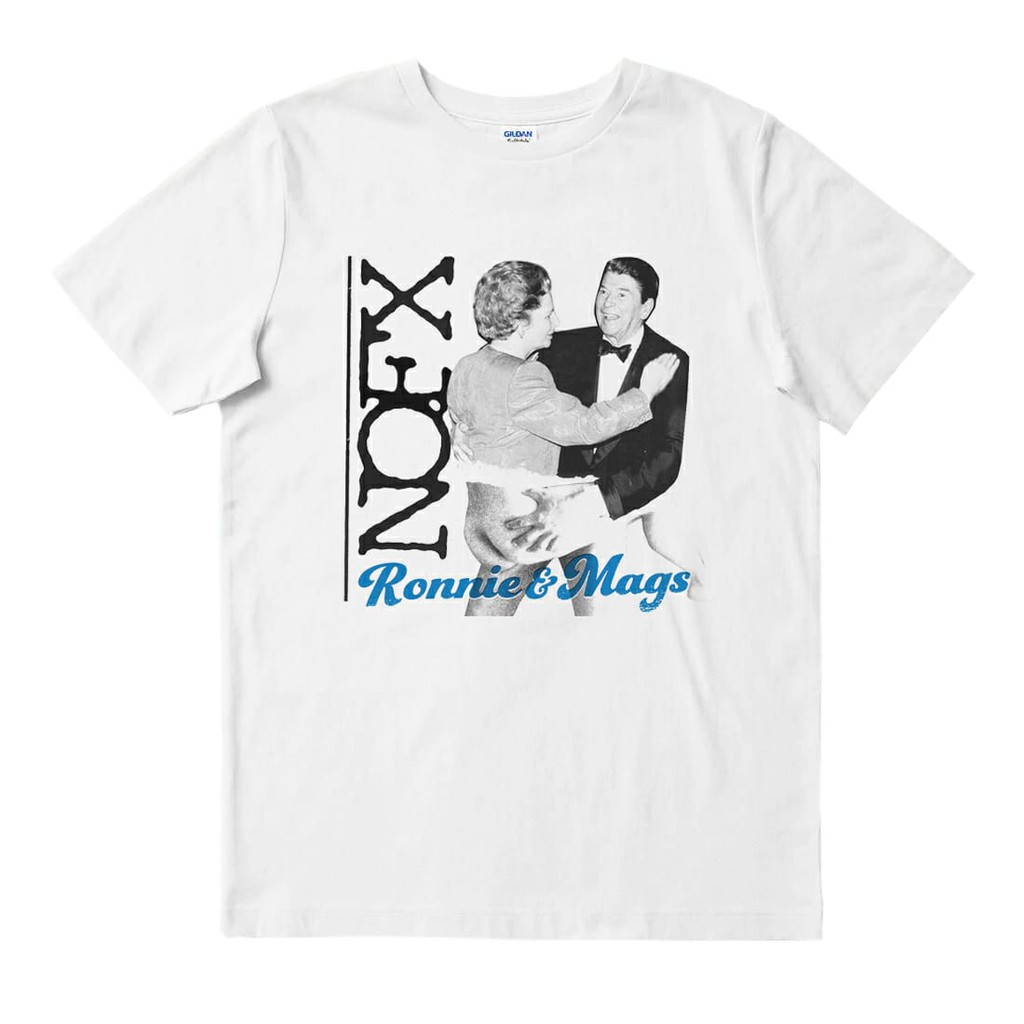 NOFX BAND T-SHIRT  - RONNIE AND MAGS GILDAN TEES