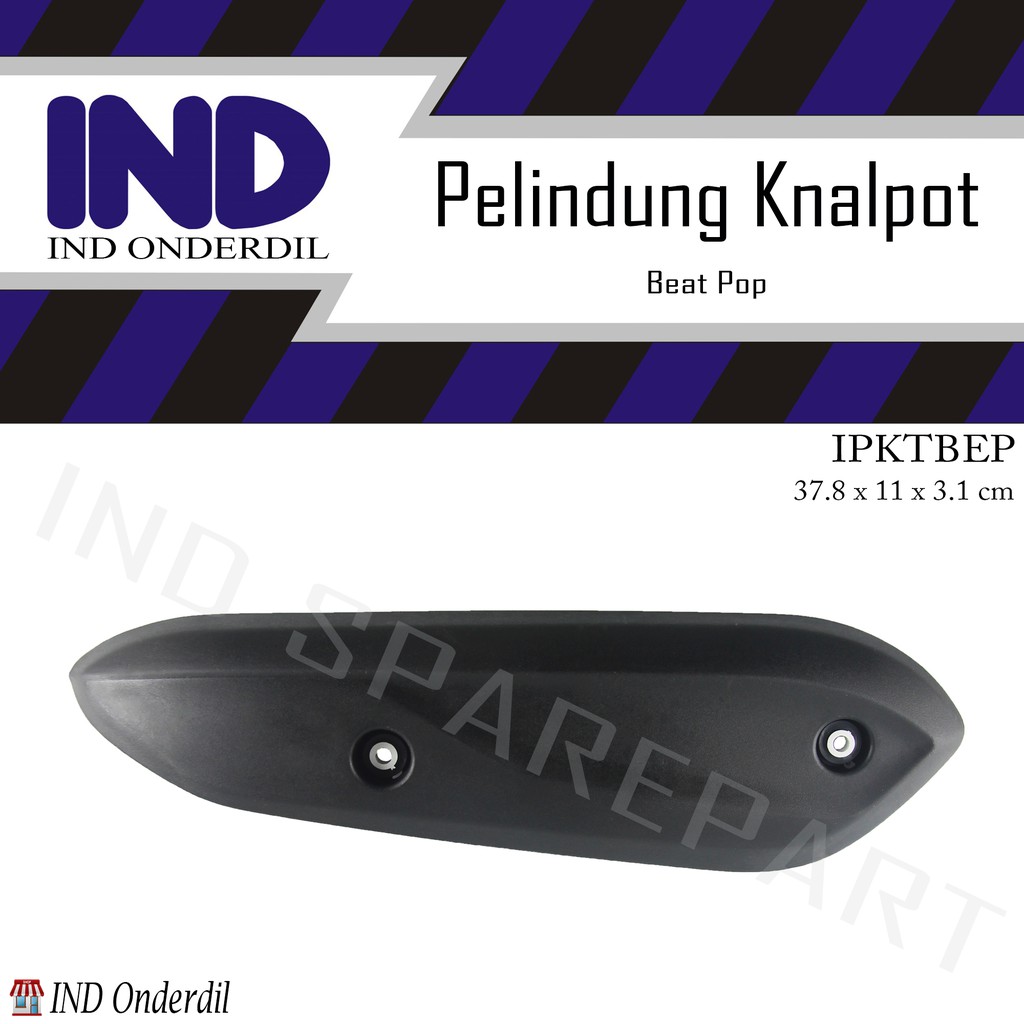 Cover Tutup/Penutup/Tameng Pelindung Knalpot/Kenalpot Beat Pop FI/F1/Fuel Injection/Injeksi ESP