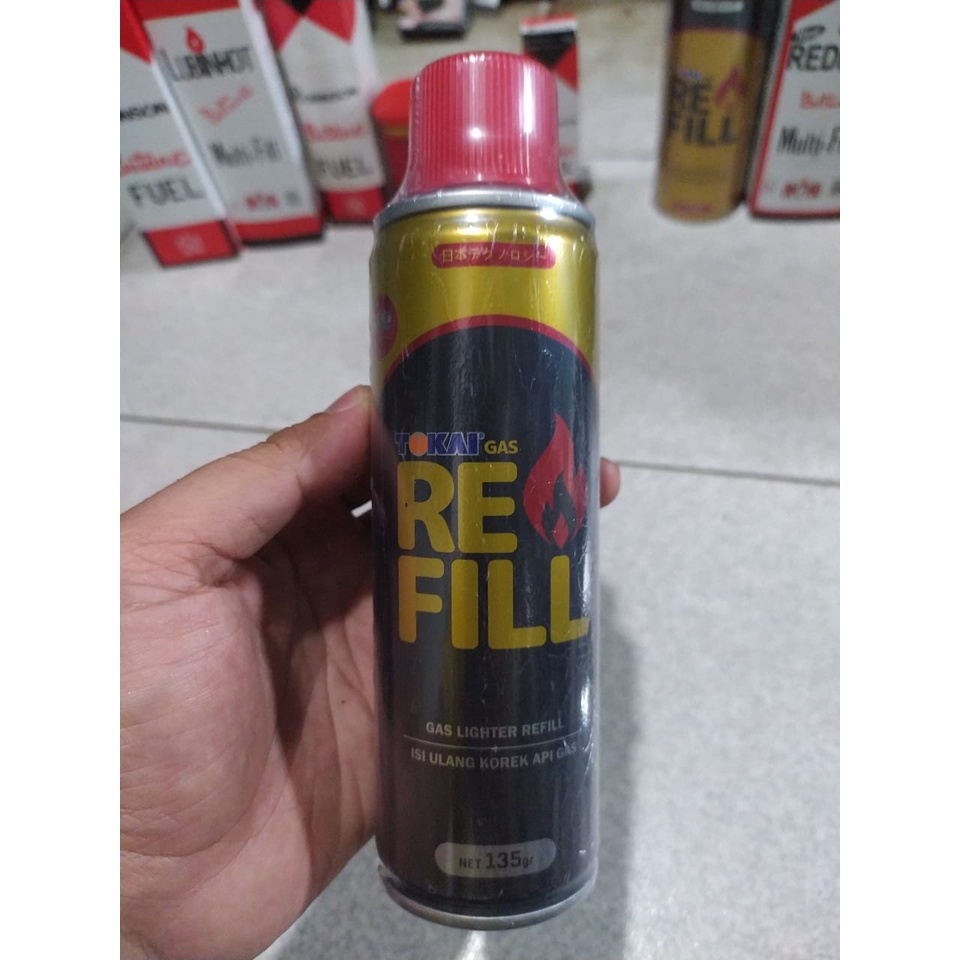 REFILL GAS KOREK API DAN BATU KOREK - ROBINSHON - LUBINHOT - SUNFLOWER - RIZTON - TOKAI - REDHOT - SUPERCOOK