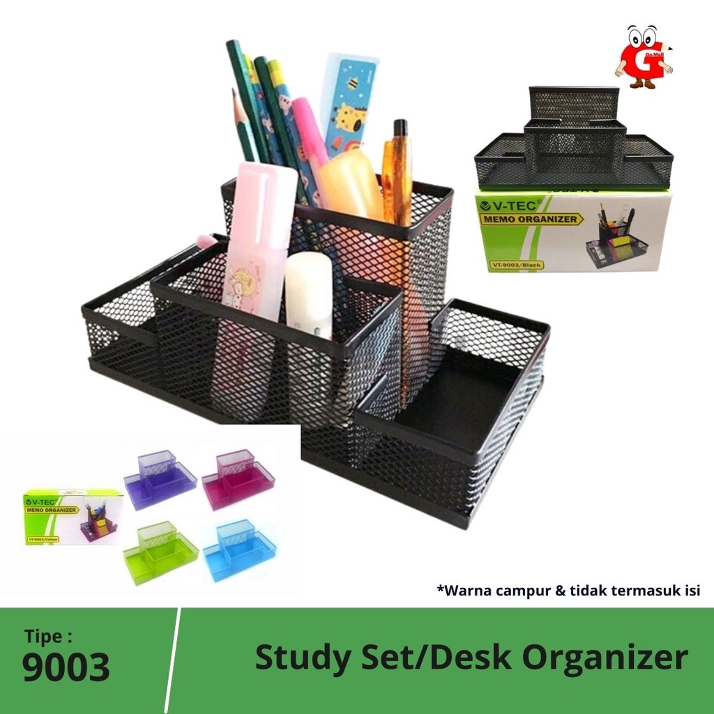 

Study set / Desk Set organizer meja V-tec 9003 warna