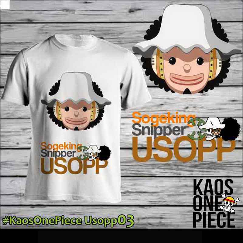 Kaos Mugiwara Pirates Usopp 03