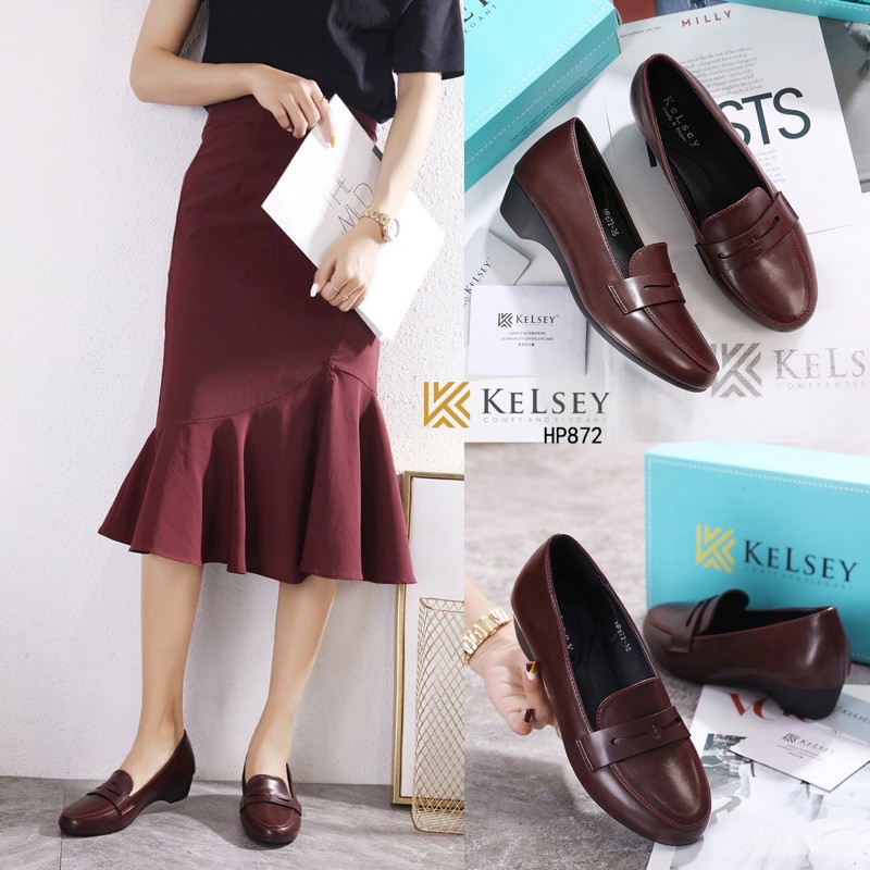 (Gratis Sandal Random) Kelsey Sepatu Kerja Wanita/ Sepatu Heels Kelsey HP872