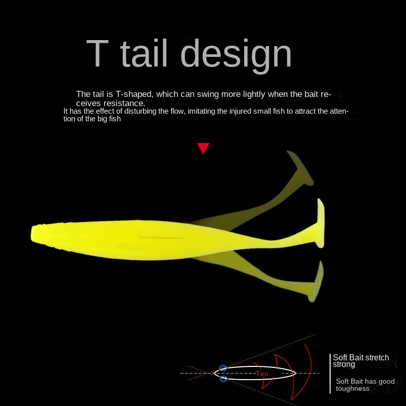 2pcs Umpan Pancing Softlure Bentuk Ikan Kecil Ekor T 22g 12g Untuk Memancing Di Laut / Tawar