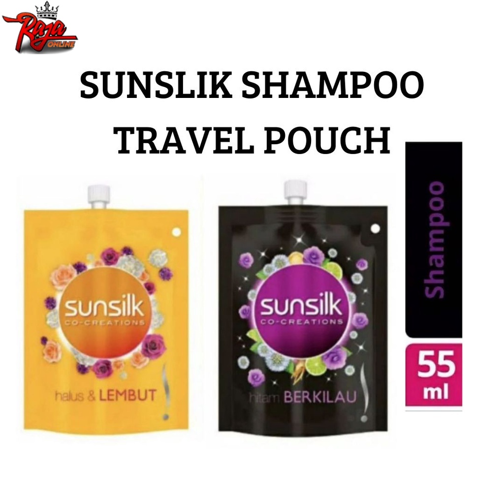 SL55 - Shampoo Sunslik Pouch 55ml Kemasan Travel Ekonomis