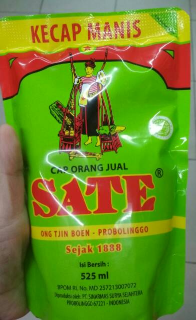Kecap manis cap orang jual sate