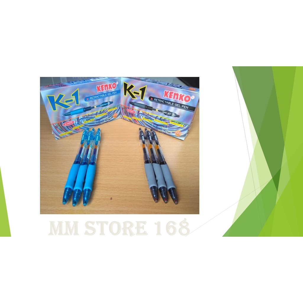 

Ballpoint / Pulpen / Pen Gel Merk Kenko K1 ( Isi 12 buah )