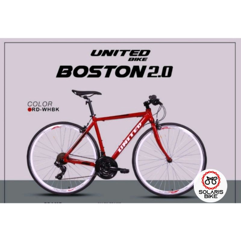 Sepeda Roadbike UNITED BOSTON 1.0 2.0 Balap 700c