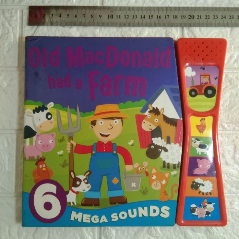 Buku anak boardbook preloved second bekas OLD MACDONALD HAD A FARM