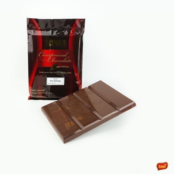 

Milk Chocolate Compound 1kg / SCHOKO / milk chocolate block BERKUALITAS