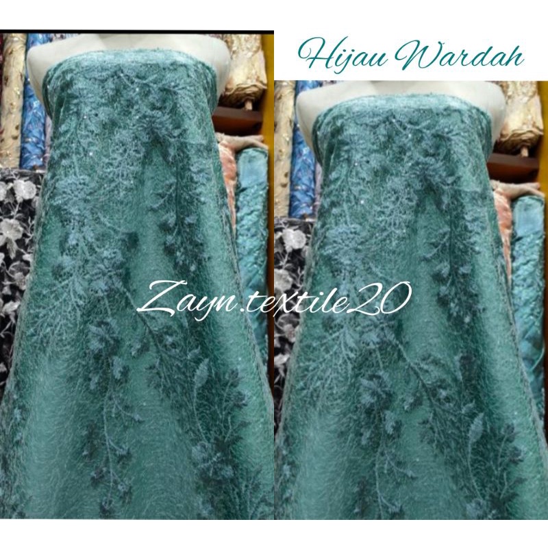 Kain Tile Spider Payet / Tile Spider Payet kebaya / Harga Setengah Meter