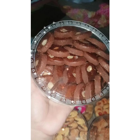 

cookies almond coklat bulan sabit