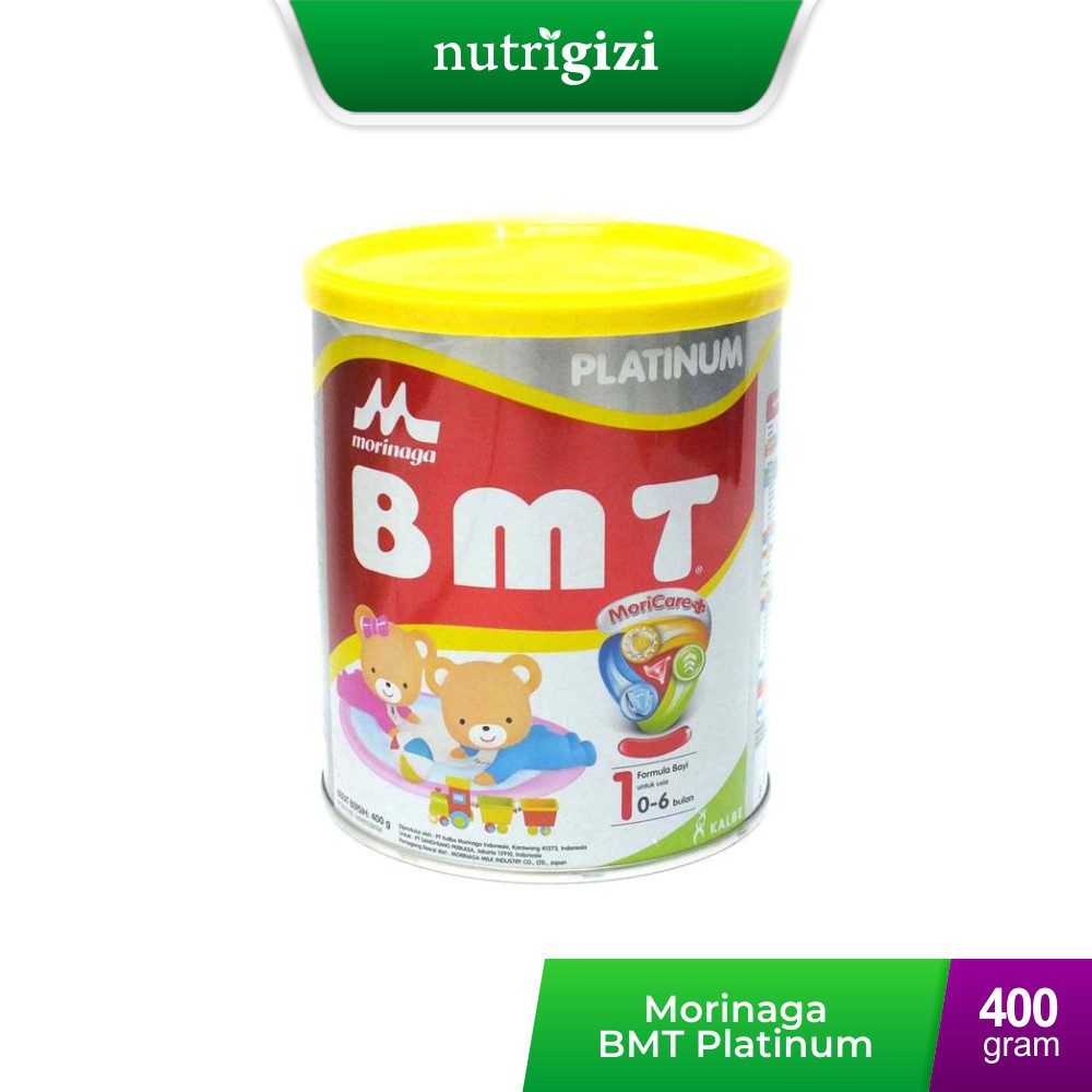 Nutrigizi | Morinaga BMT Platinum Susu Formula Bayi 0-6 Bulan 400 gram