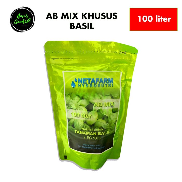 Nutrisi ab mix 1 L netafarm khusus basil