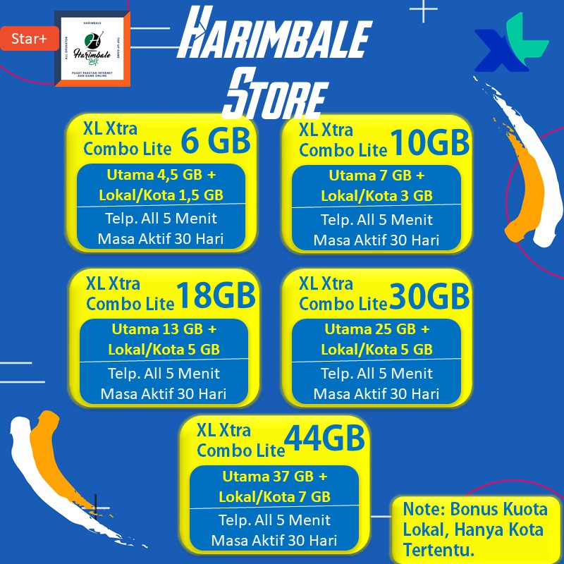 KUOTA INTERNET XL XTRA COMBO LITE TERMURAH