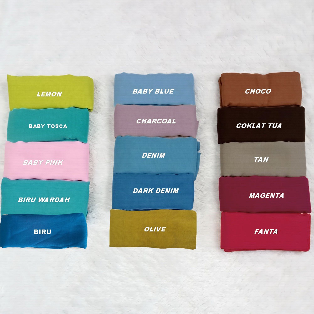 [PART II] Bella Square Polycotton Hijab Segi Empat