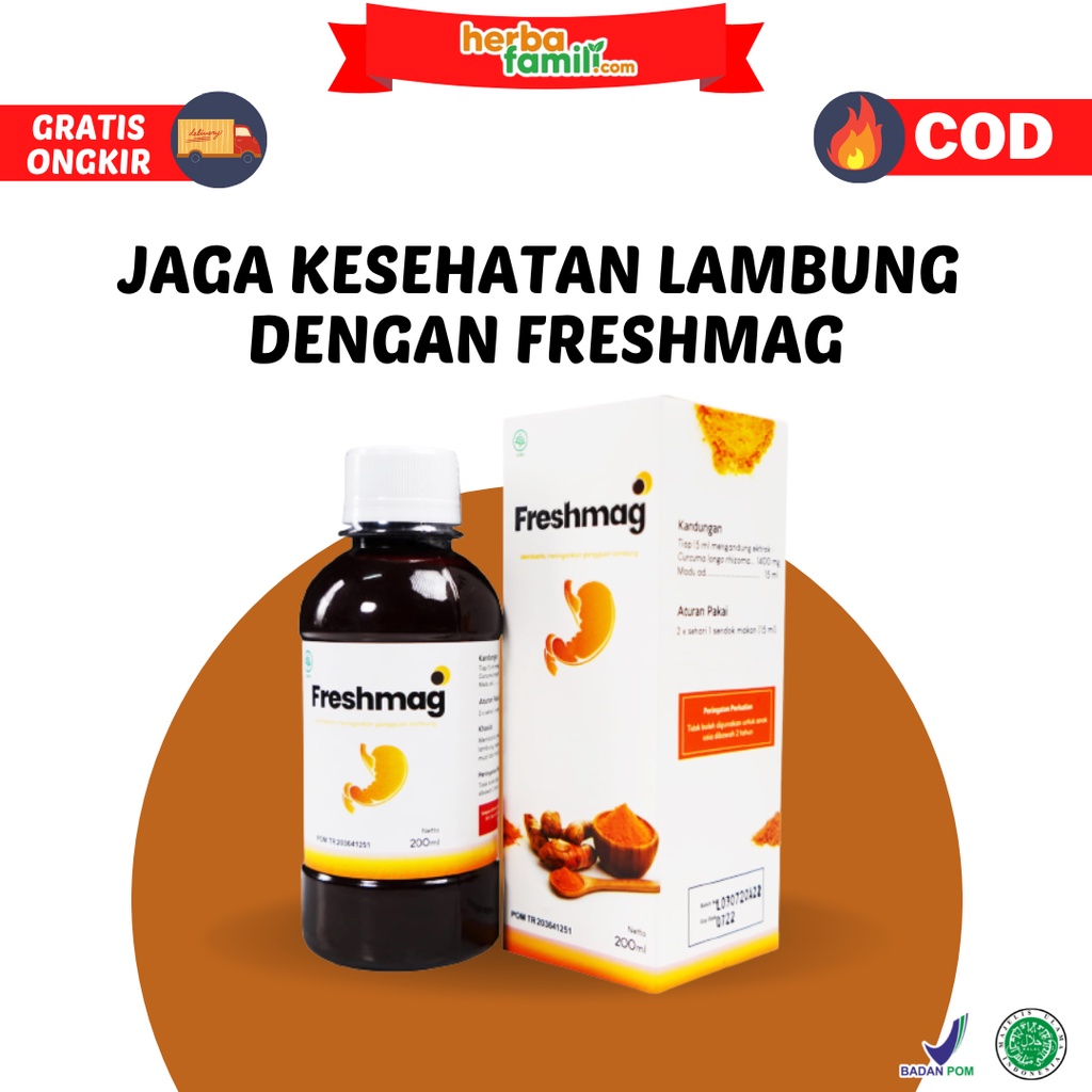 Freshmag Original - Fresh Maag Presmag Madu Herbal Alami Atasi Masalah Lambung Gerd Infeksi Mual Isi 200ml