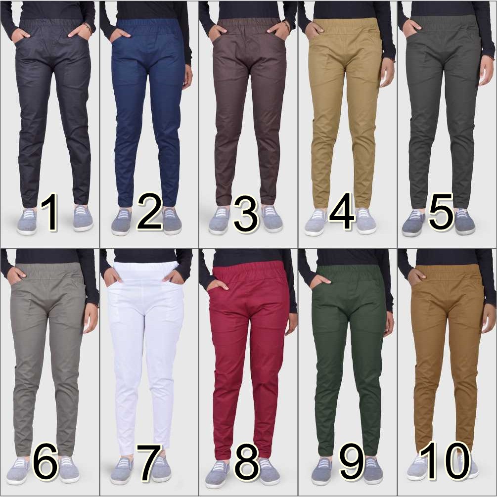 PROMO CELANA  PENSIL KATUN  SCRETCH SLIM  FIT  PANJANG WANITA  