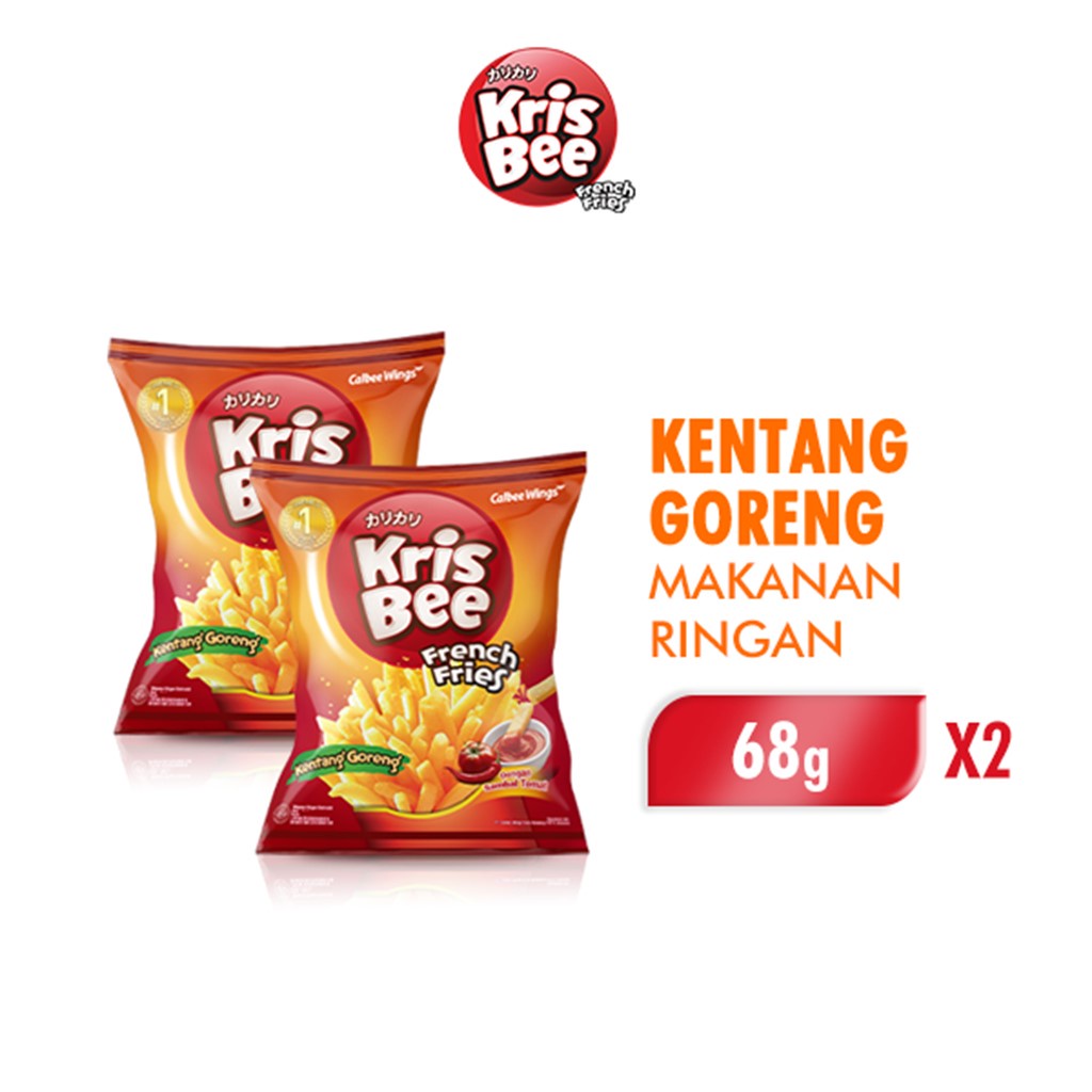 

Krisbee Fries Kentang Goreng 65 gr x2