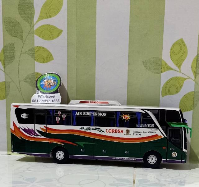 Miniatur bus bisa shd LORENA