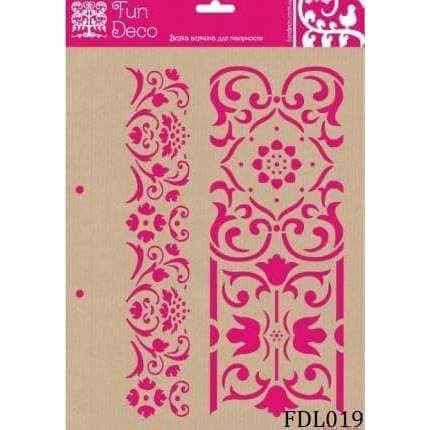 

Fun Deco Stencil ~ Code FDL019