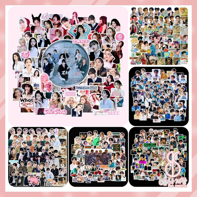 STICKER TWICE ENHYPEN DILEMMA NCT UNIVERSE HELLO FUTURE STIKER 100pcs