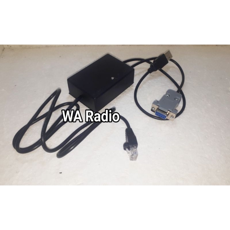 Kabel Data Program Vertex Standard Yaesu Serial Port DB9 RS232 Bukan USB FTL2011 FTL2014 7011 7014 F