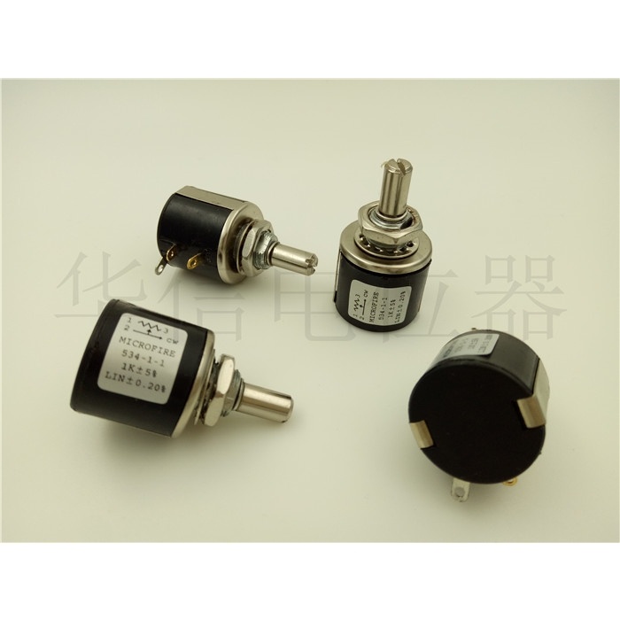 5pcs Potentiometer 10 Ring Kawat Multicoil MICROFIRE 534-1 - 1 200R100K 2K 5K10K20K
