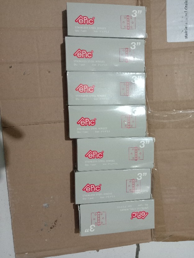 Engsel Jendela 3in Epic Stainless Asli