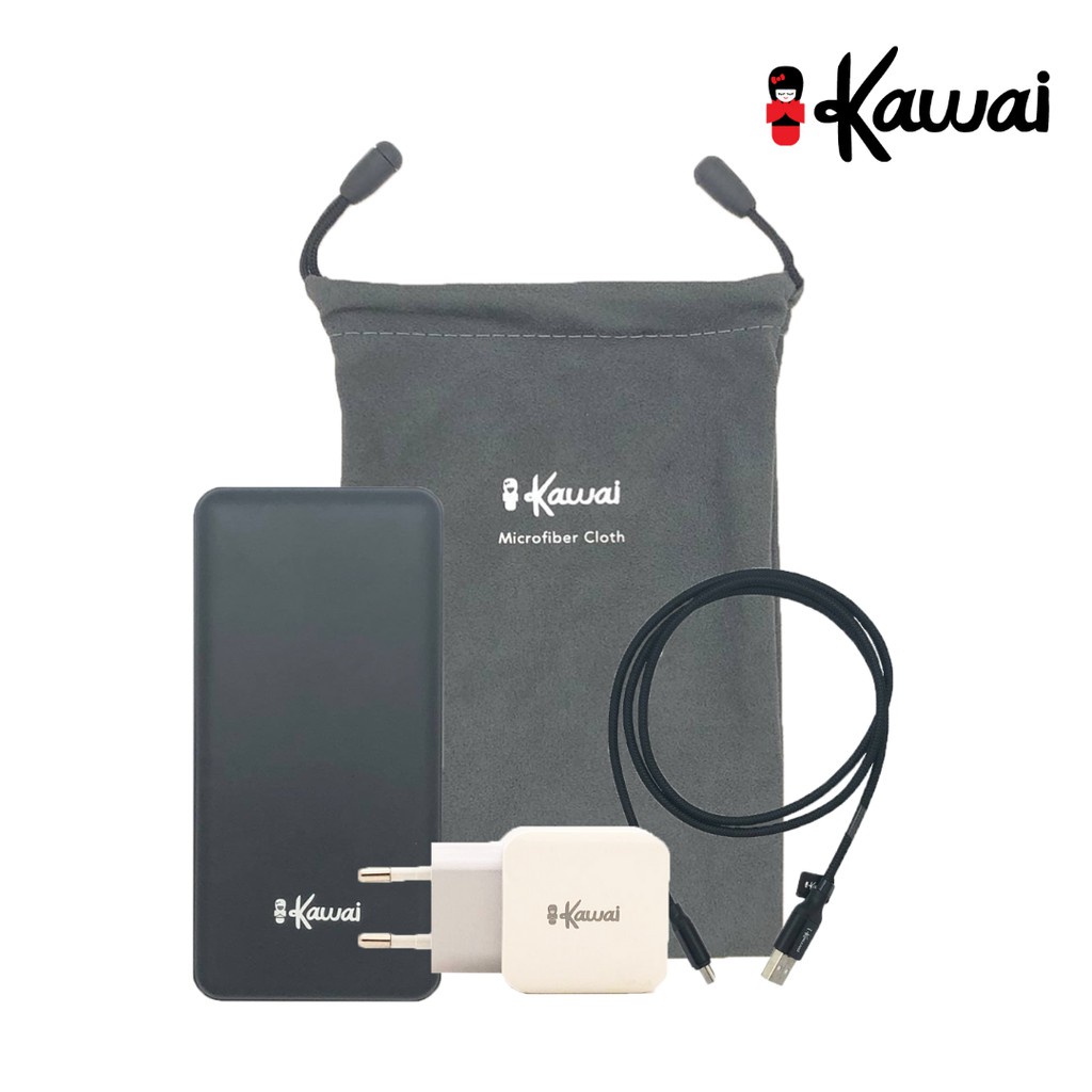 iKawai Pouch Microfiber SSD HDD Serut Drawstring Pouch Tas serut Pouch
