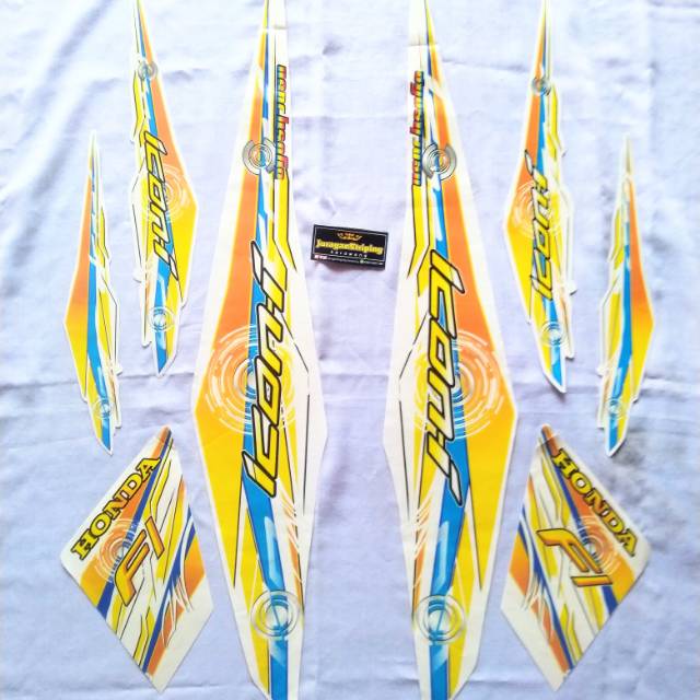 Striping transparan beat fi 2013-2016