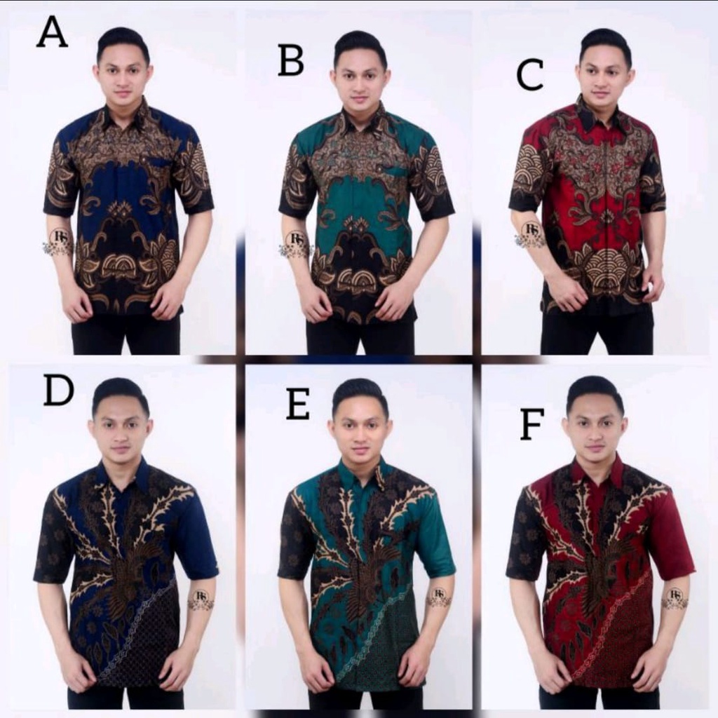 kemeja batik pendek modern