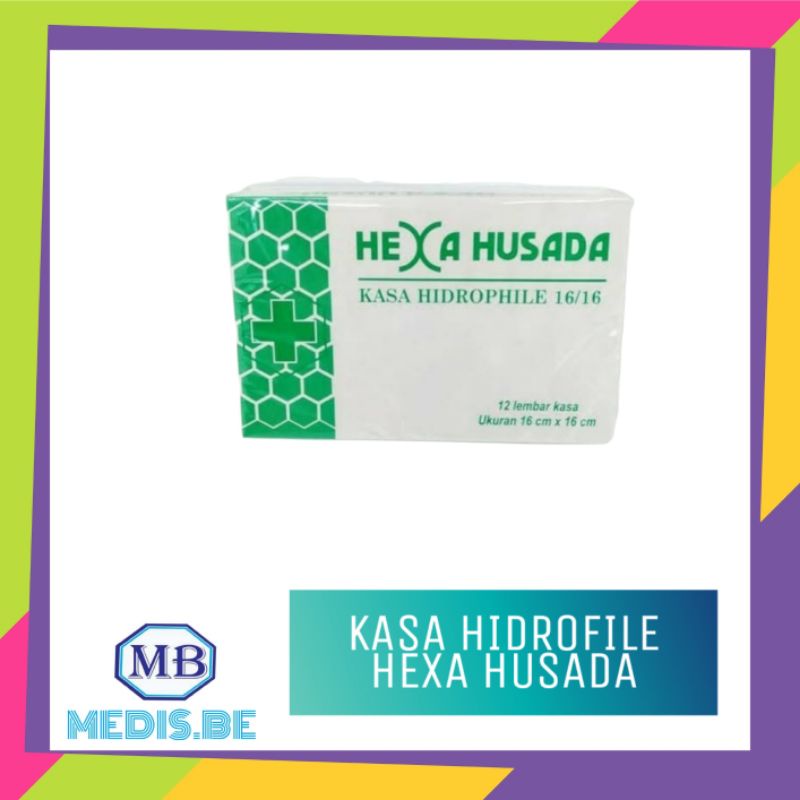 KASA HIDROPHILE HEXA HUSADA 16 X 16