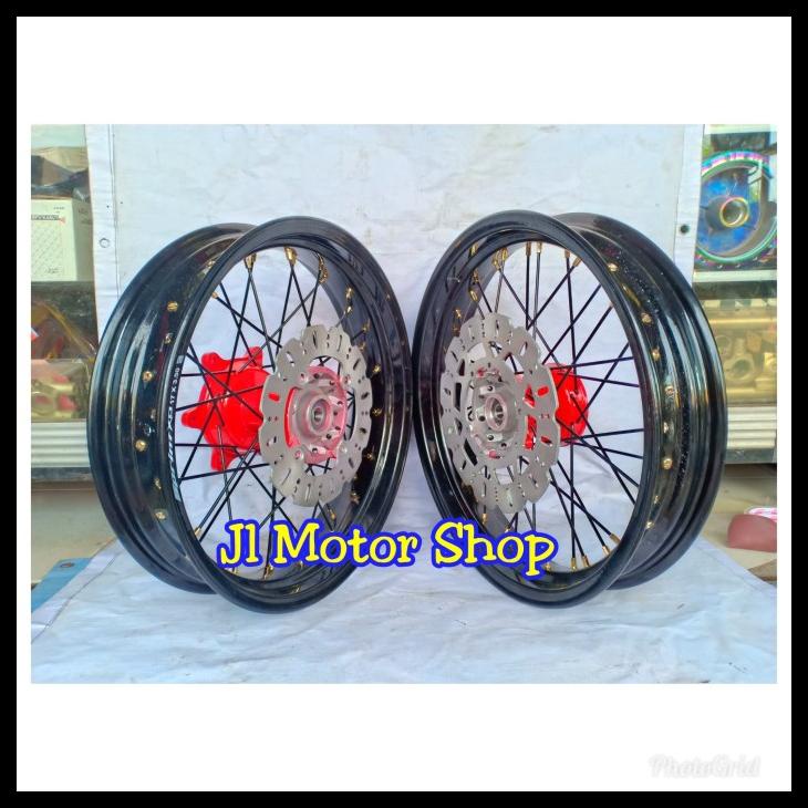 Paket Velg Supermoto Super Moto Crf 150 - Wheelset Supermoto Crf 150L
