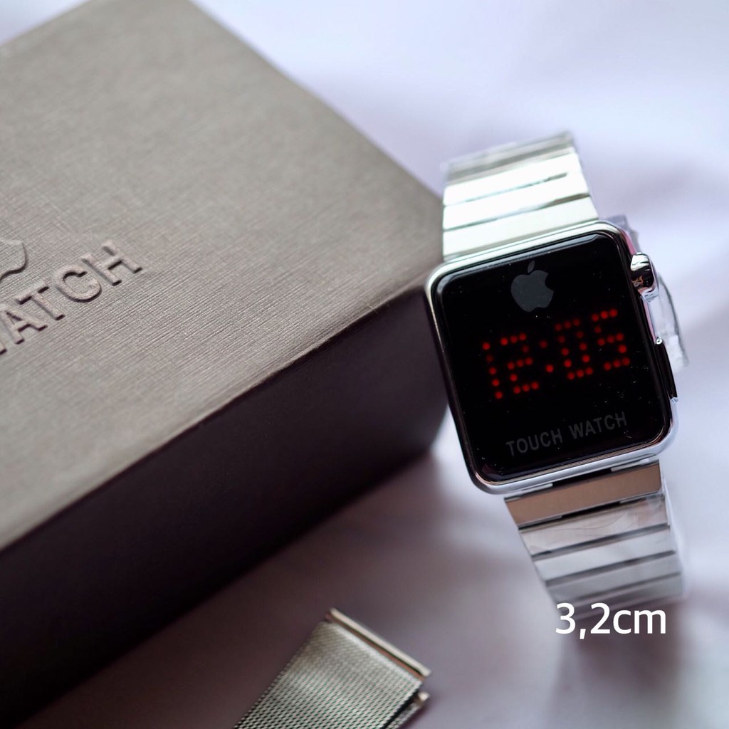 Jam Tangan Wanita Apple Digital Tali Rantai