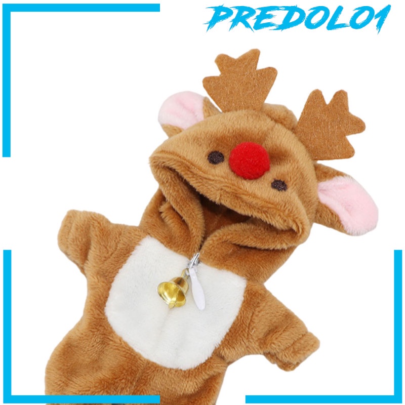(Predolo1) Mainan Jumpsuit Lengan Panjang Motif Rusa Untuk Boneka Bjd 1 / 12 Ob11 Gsc