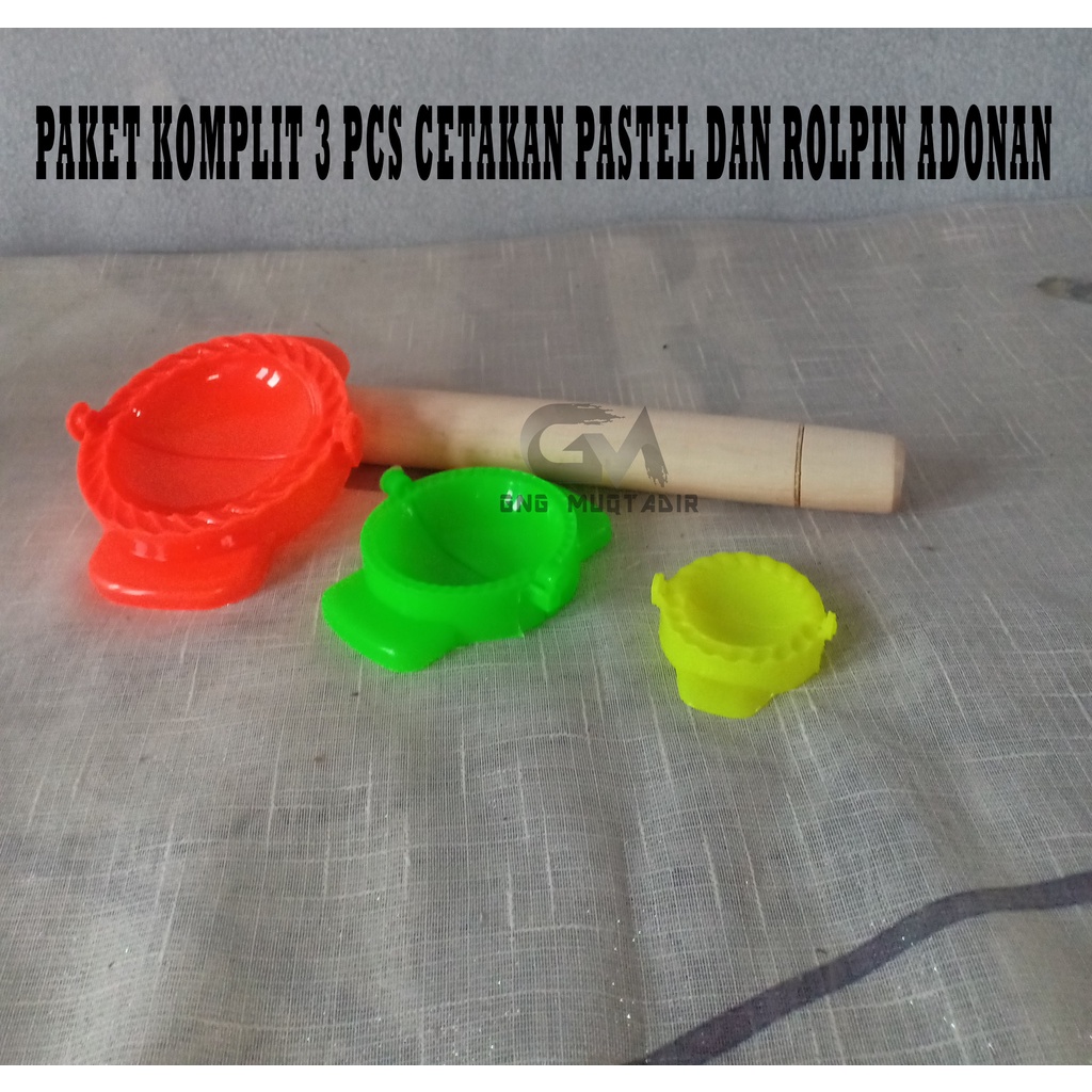 CETAKAN PASTEL KOMPLIT DAN ROLPIN KAYU + CAPIT