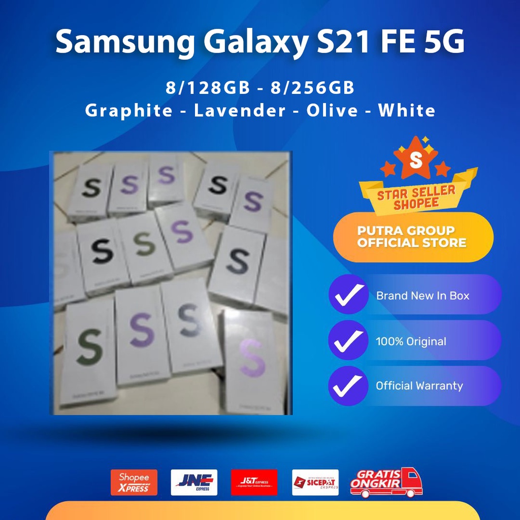 (RESMI) Samsung Galaxy S21 FE 8/128GB 8/256GB 128G8 256GB RAM 8GB S21 Fan Edition SEIN