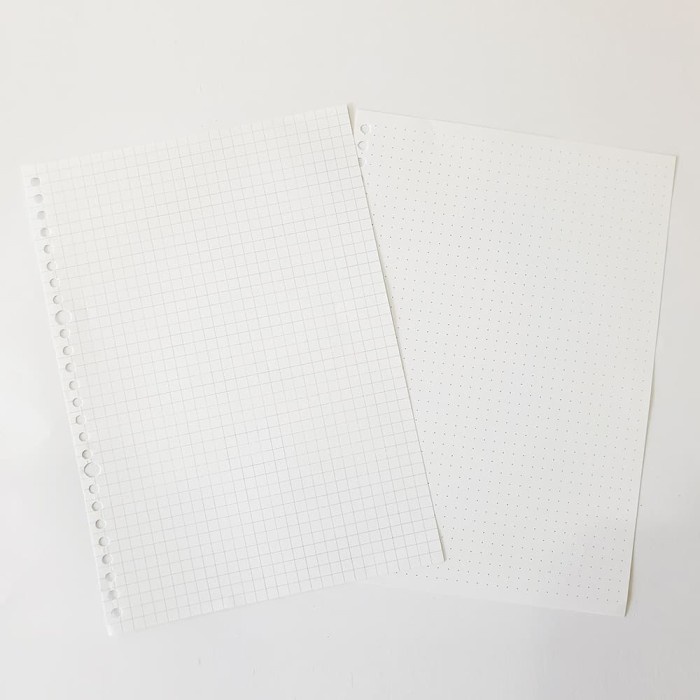 

kertas- hvs loose leaf b5 (dotted) kertas binder/ isi notes - 50 lbr -kertas.