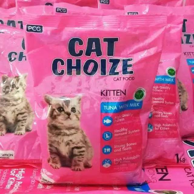 Cat choize kitten 1kg makanan kucing dry food