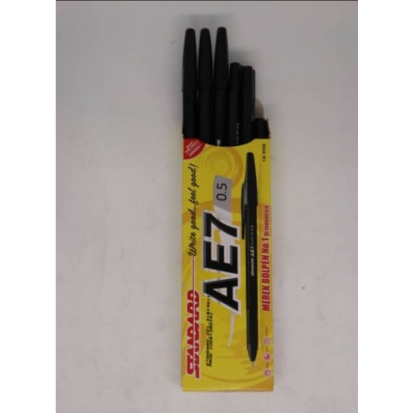 

( PER PCS ) PULPEN AE7 STANDART / PEN STANDART HITAM