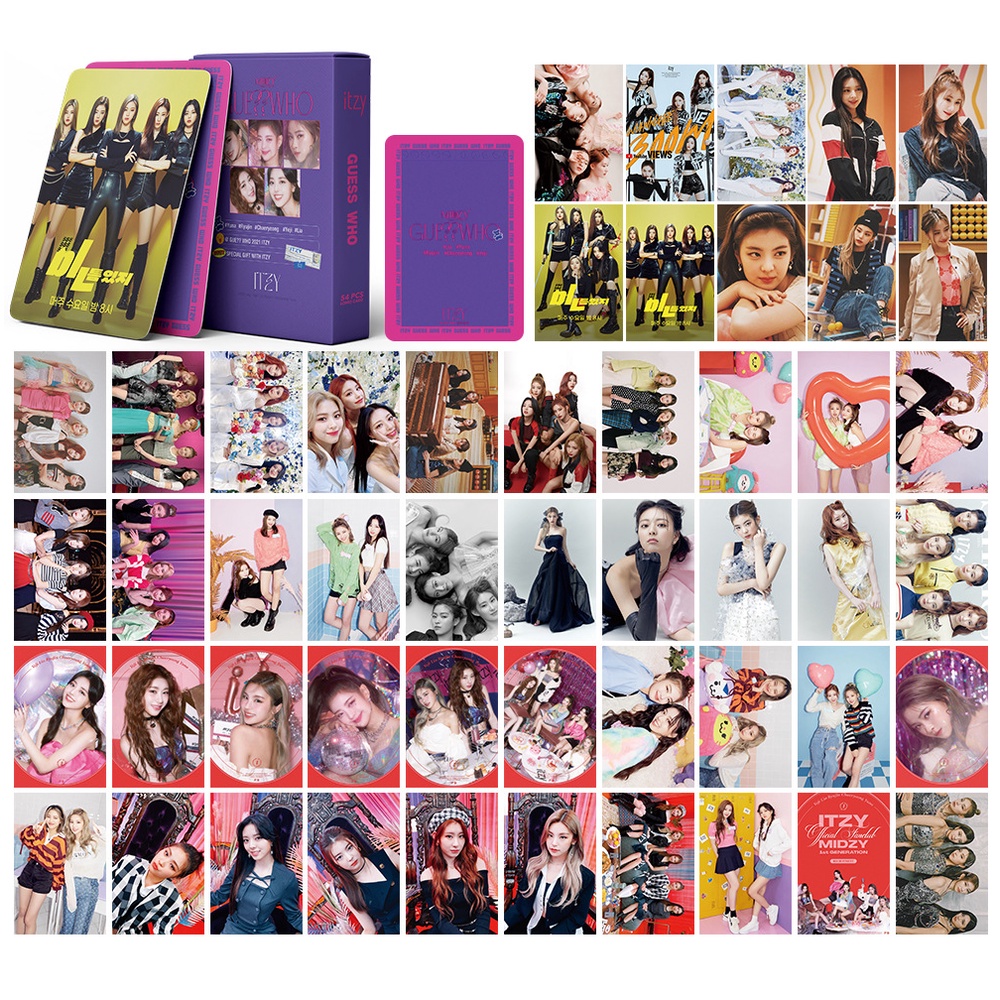 55pcs Kartu Lomo Foto Kpop Album ITZY 2022 Season 's