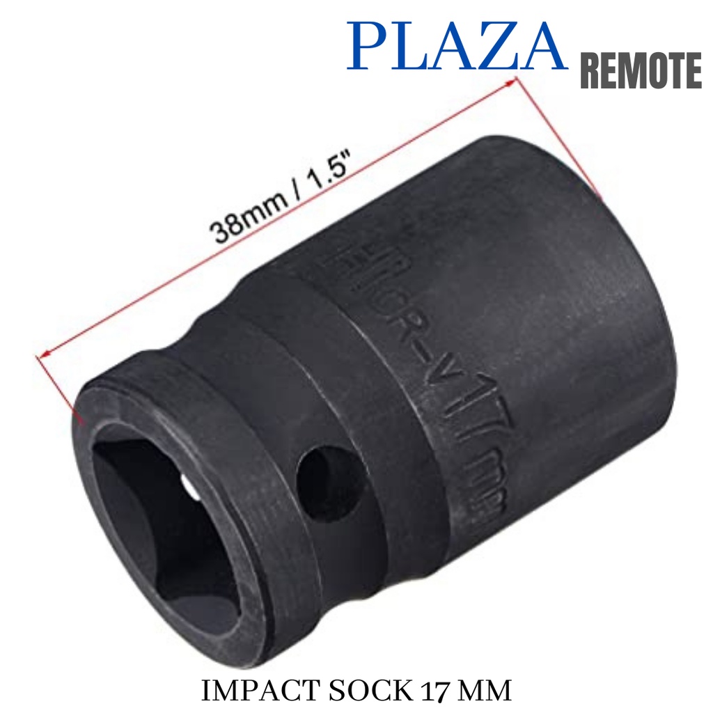 Adapter Sock Universal 4 CM 8 - 21mm 1/2 Gator Grip Fleksibel Konektor Kunci Shock Sok Serbaguna Socket Kunci