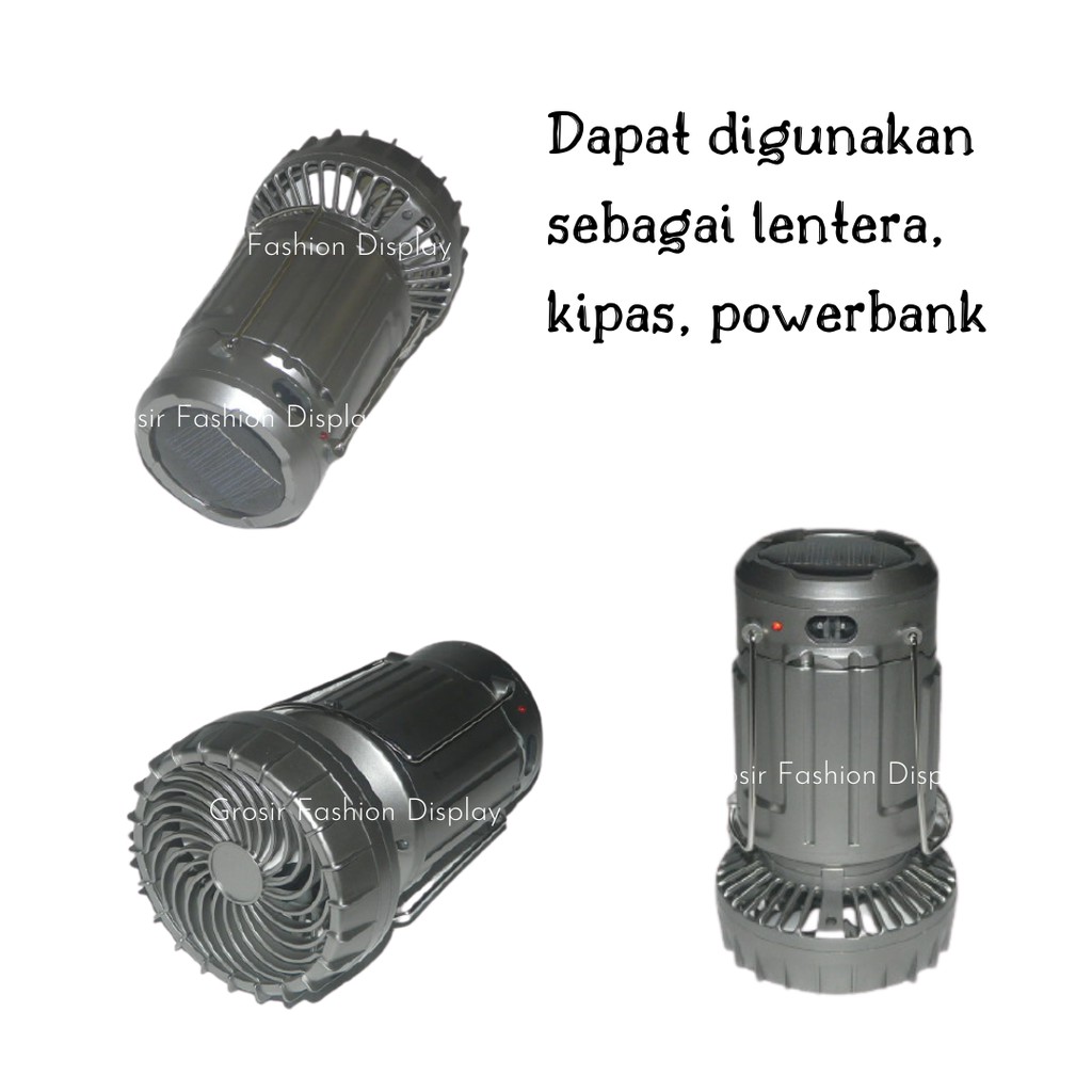 Lampu Lentera Emergency Lampu Darurat Lampu Camping Lampu Senter Lampu Power Bank Serbaguna - BH