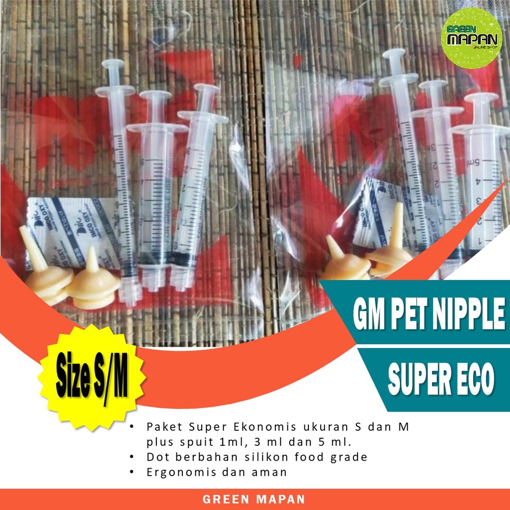 GM Pet Nipple / Dot Kucing / Empeng Kucing / Empeng Hewan