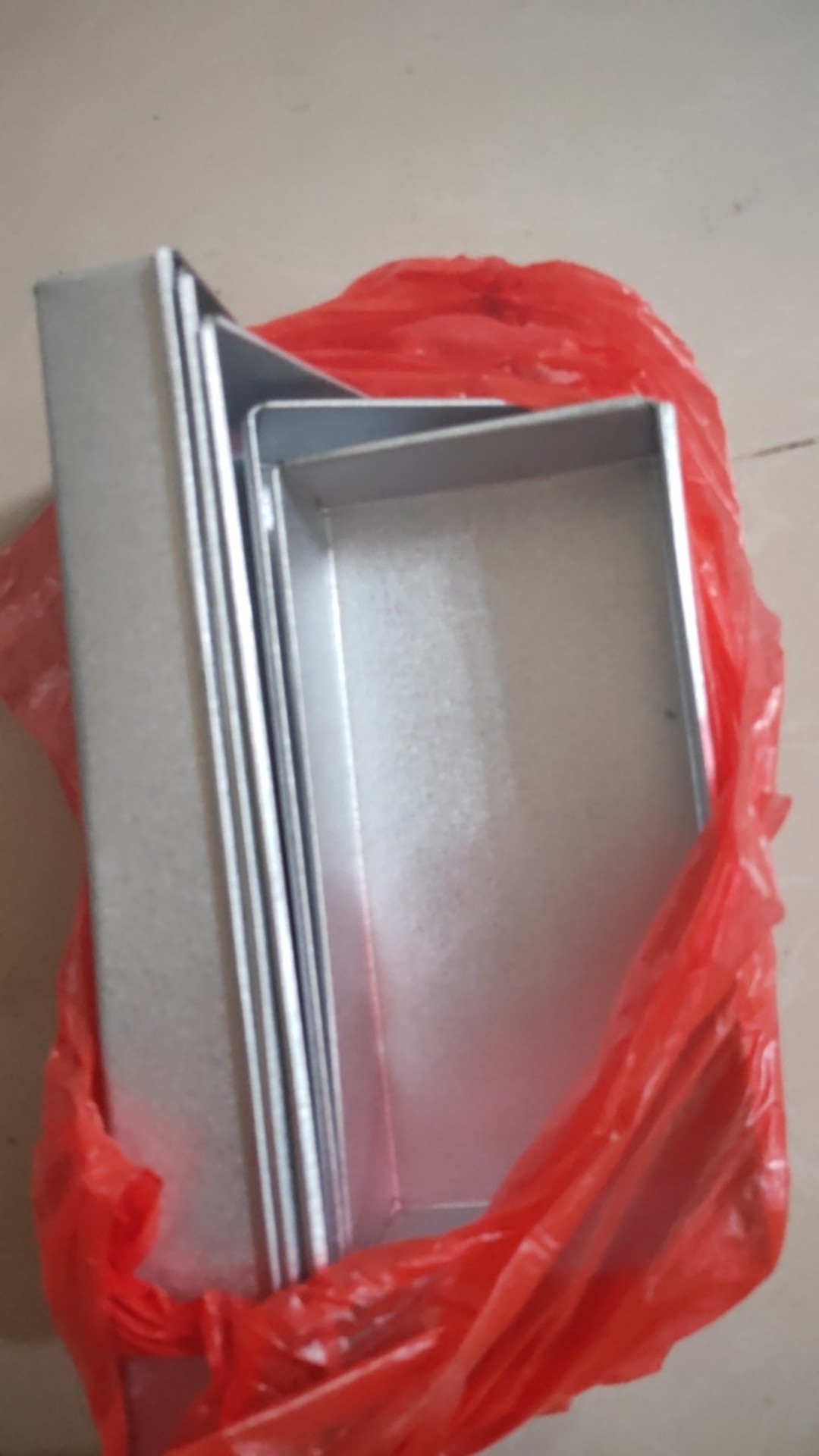 Loyang Brownies 1 Set Isi 5 Bahan Galvalume