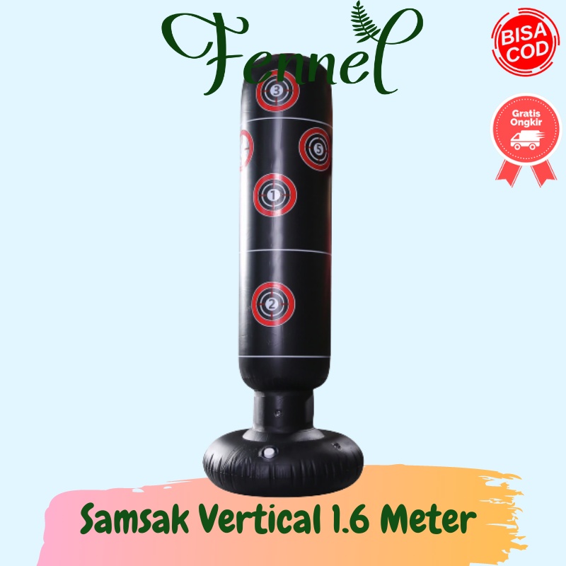 Samsak Tinju Boxing Punch Tiang Target Inflatable 1.6 Meter DS0097