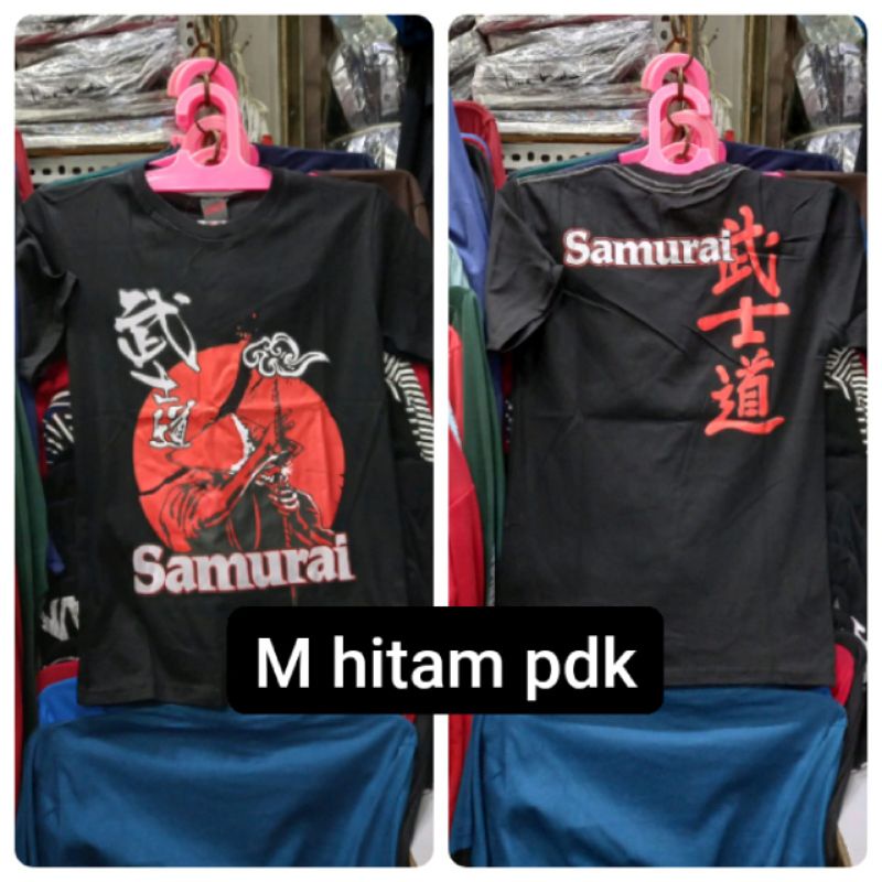 Kaos anak samurai tanggung terbaru hitam murah (bisa cod)