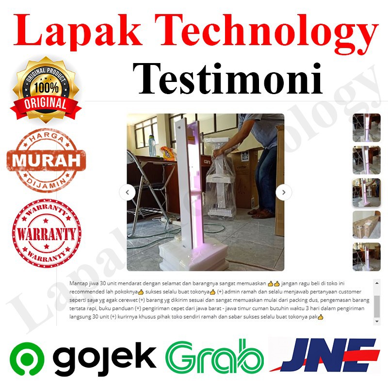 Lampu UV sterilizer ruangan 150 watt - sterilisasi disinfektan virus