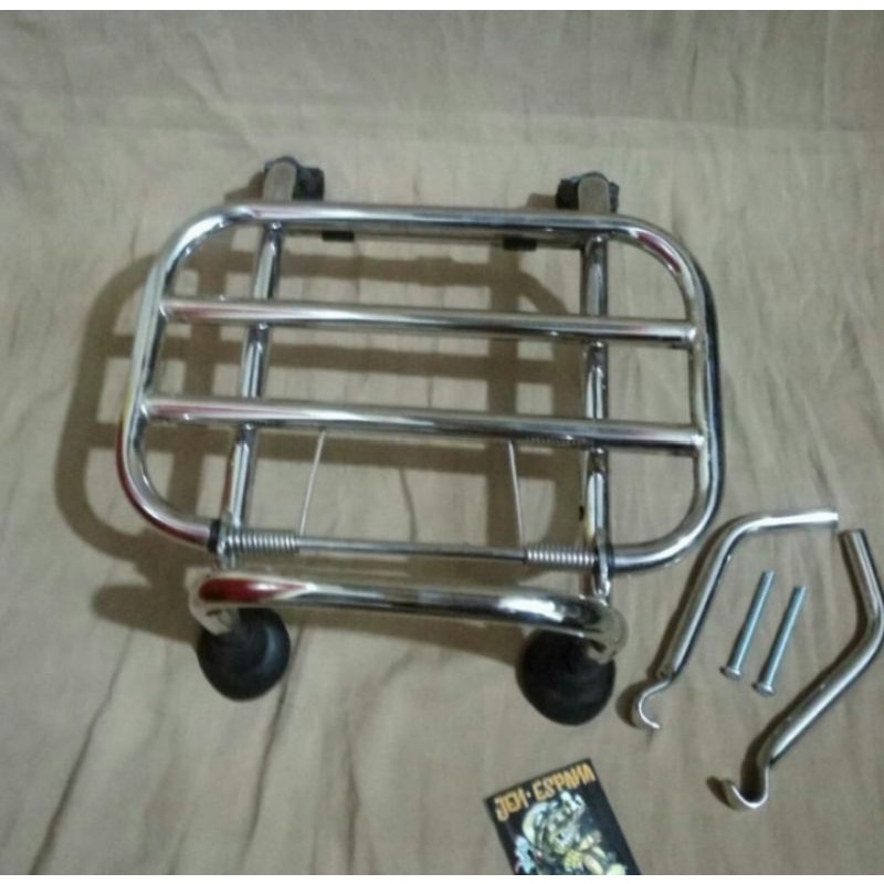 Front rack Vespa Exel, PX, super, sprint, PS, exlusif - aksesoris vespa